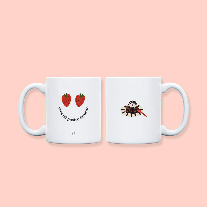 Taza UO - "Eres mi postre favorito" 🍓🍰
