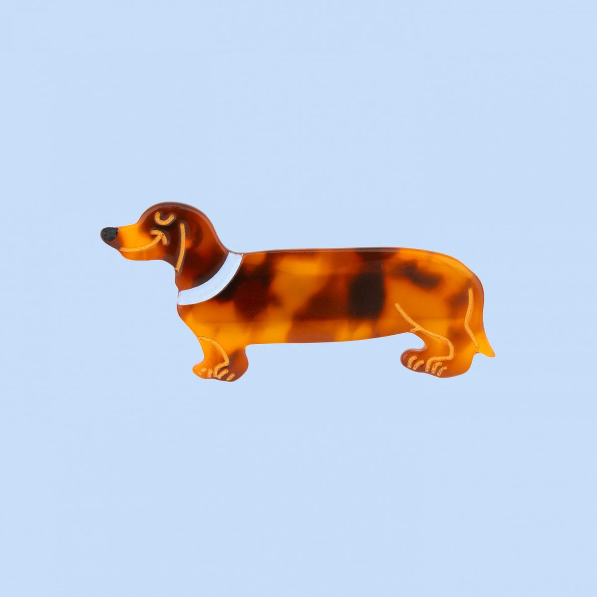 Pasador de pelo - Perro Salchicha