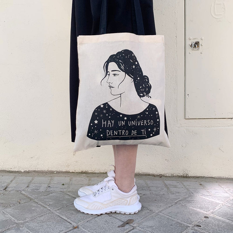 Tote bag - "Un Universo Dentro" de Lady Desidia