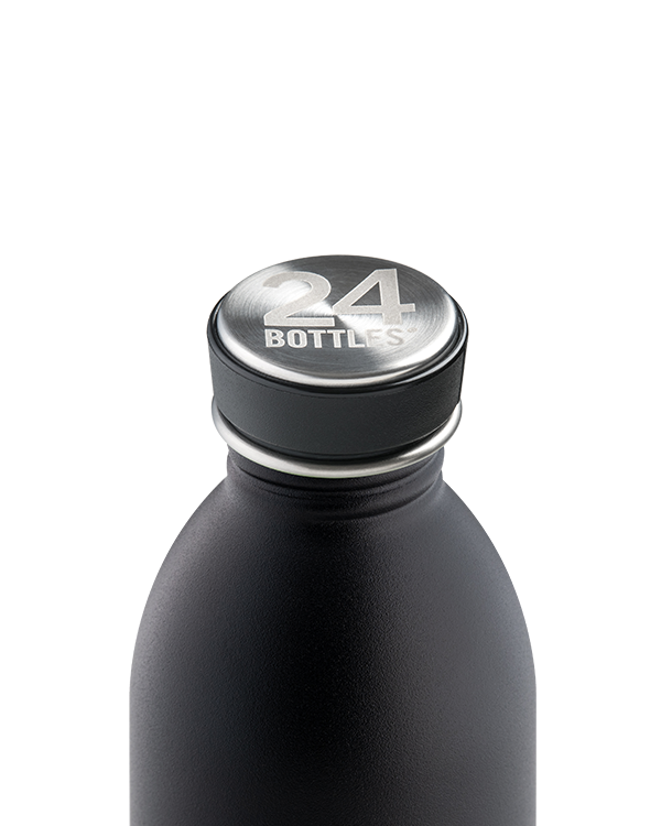 Botella de acero inoxidable 500 ml 24Bottles - Urban Tuxedo Black