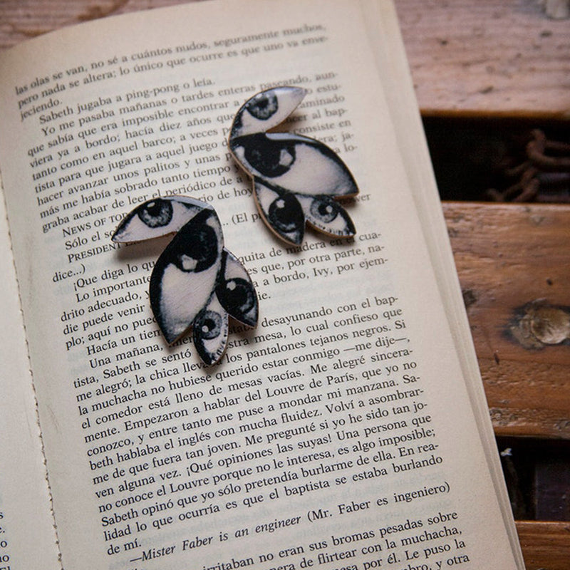 Pendientes de madera Pura Garra - Visions