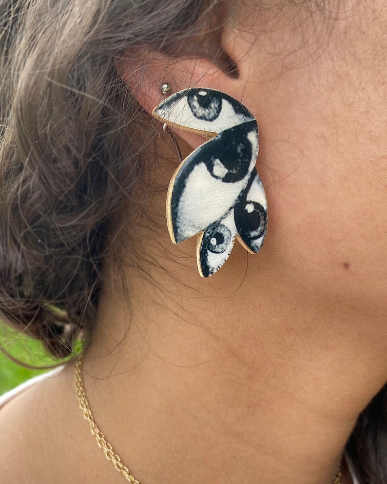 Pendientes de madera Pura Garra - Visions