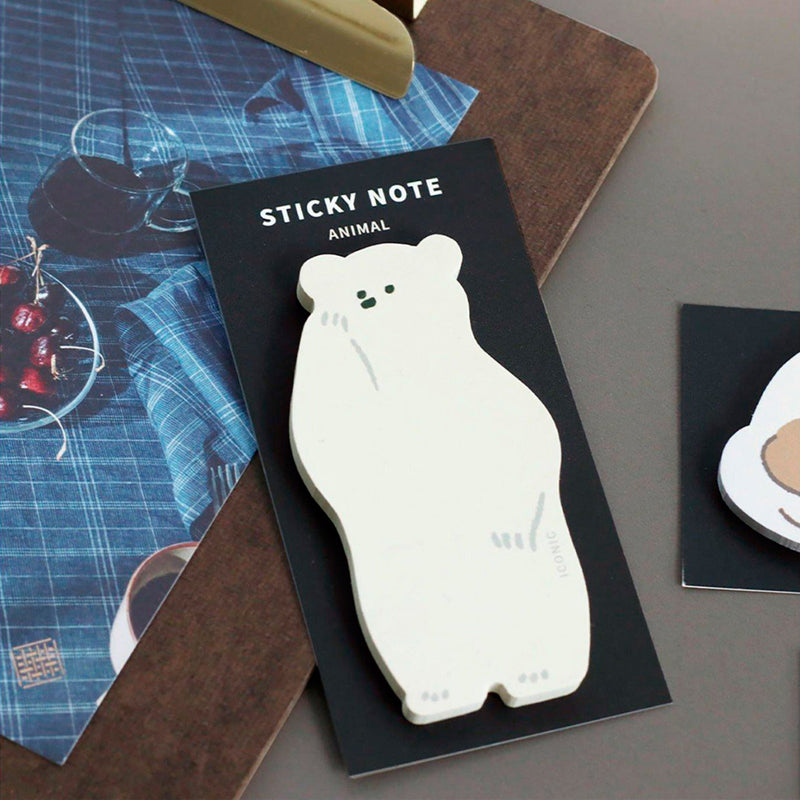 Notas adhesivas - White bear