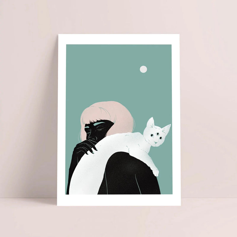 Print de Marta Font A3 - "White Magic"